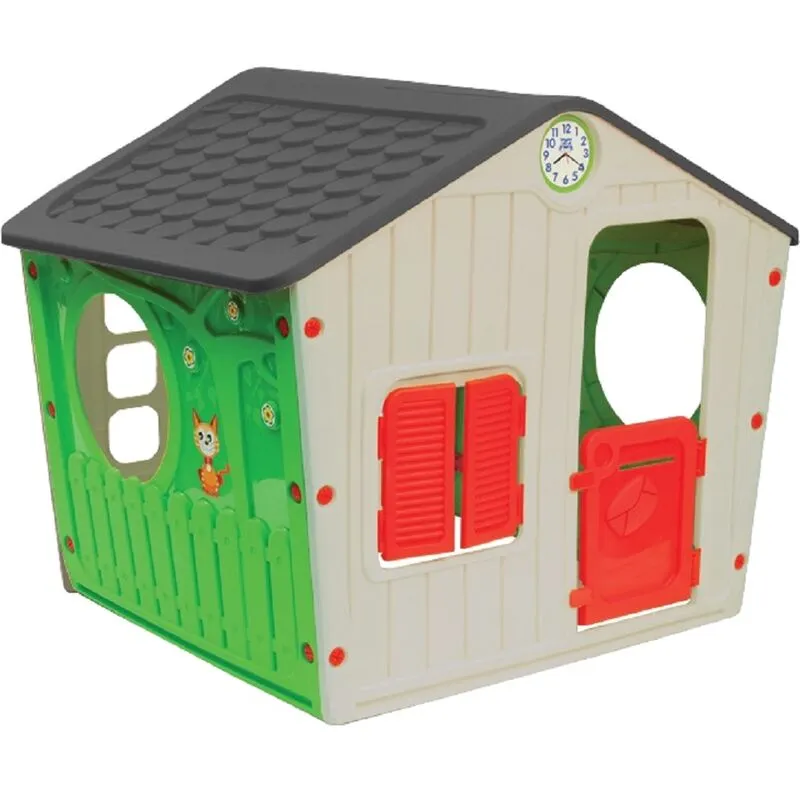 Casetta resina per bambini cm.140X108X115 gioco arredo giardino