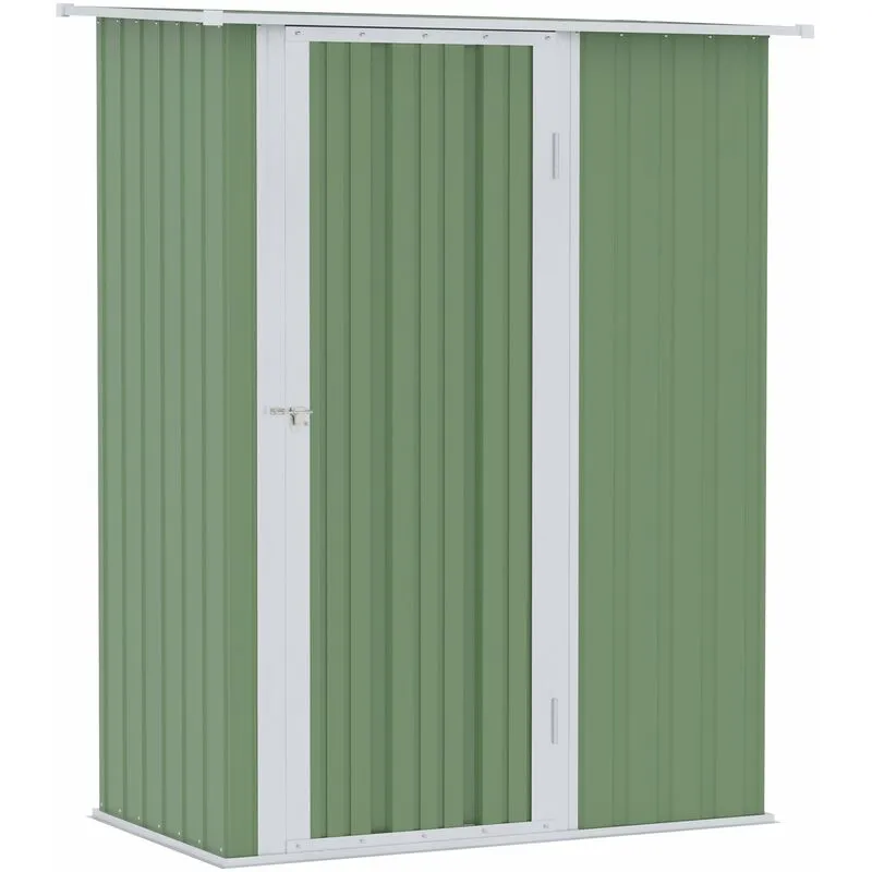 Giordanoshop - Casetta Box da Giardino 142x84x189 cm in Acciaio Verde