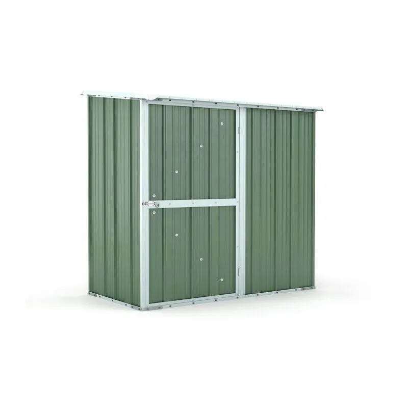 Notek - Casetta giardino per attrezzi Box in Acciaio Zincato 174x100cm x h182cm - 43KG – 1,74mq - verde