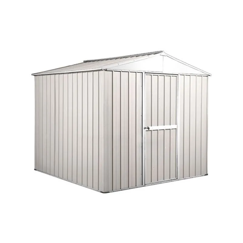 Notek - Casetta giardino per attrezzi Box in Acciaio Zincato 275x175cm x h212cm - 87KG - 4,81mq - bianco