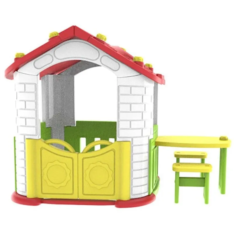 Giordanoshop - Casetta per Bambini Gioco da Esterno Area Picnic 187x108x119 cm