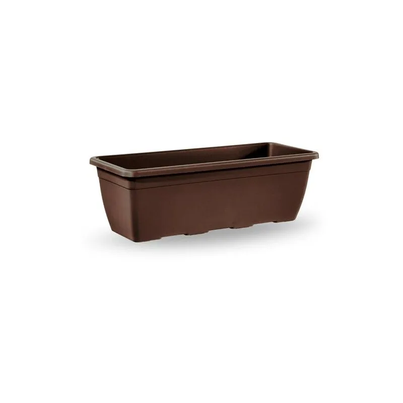 Vaso da giardino cassetta naxos 60 cm bronzo in plastica