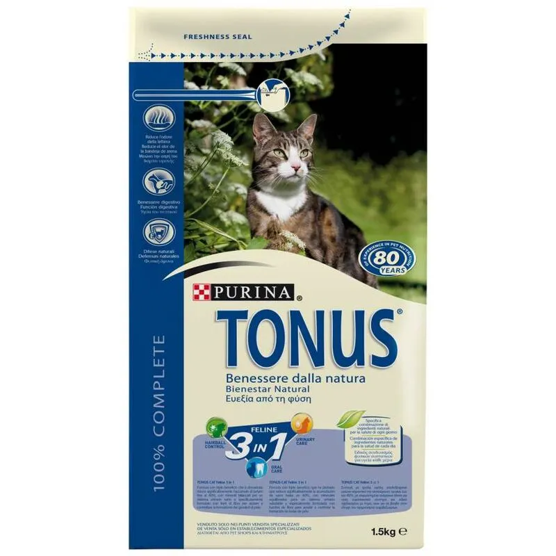 Dog Chow - Tonus benessere dalla natura Cat feline 3in1 1,5 kg