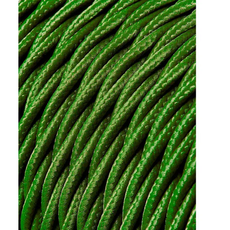 Cavo filo 2x0,75mm 25mts c18 seta verde euro/mt