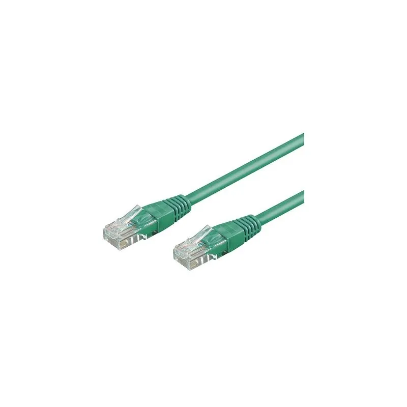 INTELLINET Patch cord in CCA Cat. 5 1 mt Verde UTP