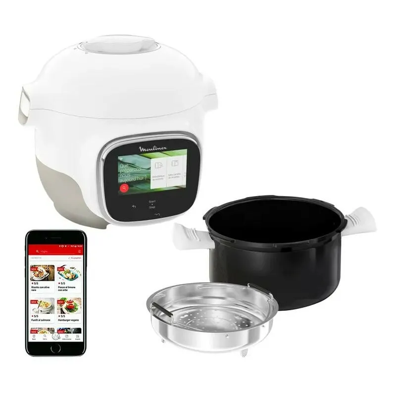  - smart multicooker 3l 900w bianco/argento - ce922110