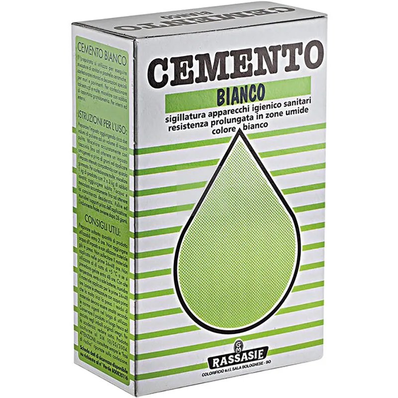 Cemento bianco in polvere kg. 1 - scatola