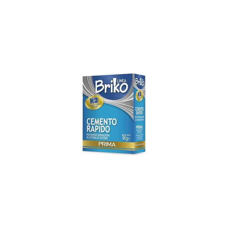  linea Briko 1 kg cemento rapido per riparazioni uso interno esterno