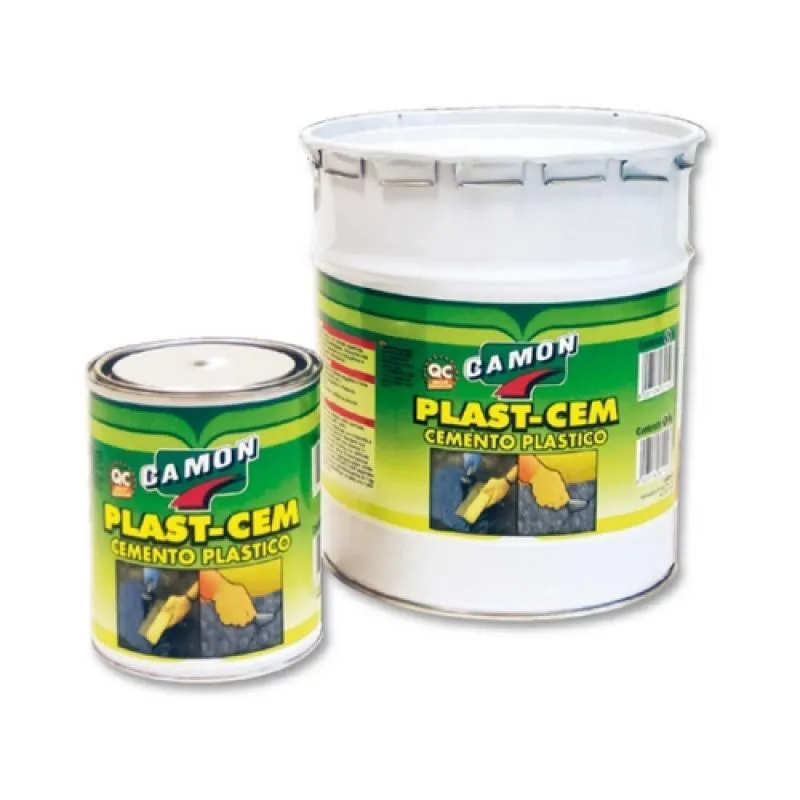 Dianflex - cemento plastico "PLAST-CEM" per riparazioni nero 5 Kg