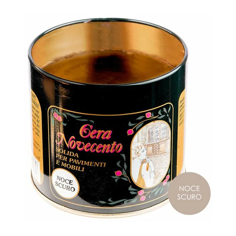 Cera Novecento - Novecento Cera Solida in Pasta 500ml Noce Scuro