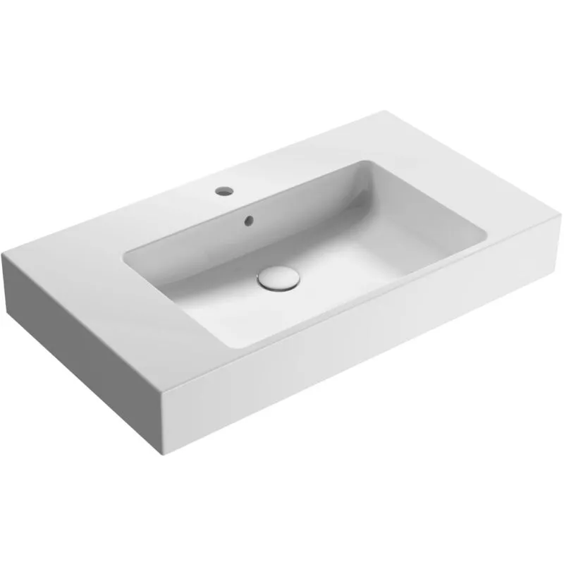 Lavabo Stone Sospeso o d'appoggio 90x50 - SCQ93 - Ceramica Globo