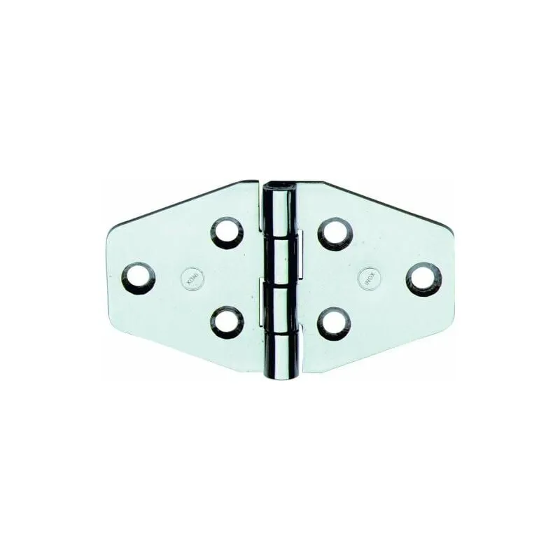 Cerniera perno fisso 854 in inox nautica 70X40 mm 12 pz