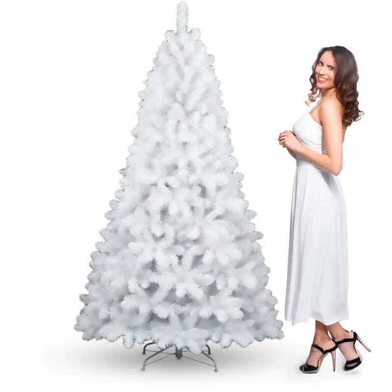 Cervino - Albero di Natale colore bianco ø99x180H, 684 rami