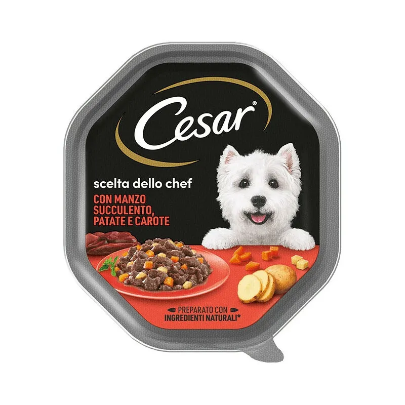 Scelta dello Chef per Cane Adult Mini da 150 gr Manzo, Patate e Carote - 