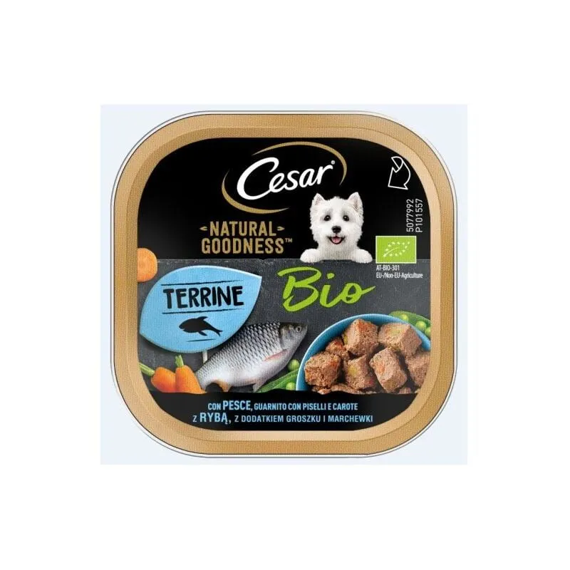  - Cane Natural Goodness 100gr Terrine Pesce Piselli Carote