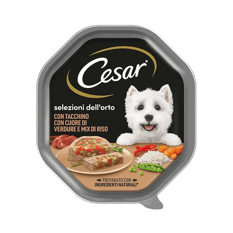  - Selezione Dell'Orto Patè per Cane Adult Mini da 150 gr Tacchino con Cuore di Verdure e Mix di Riso