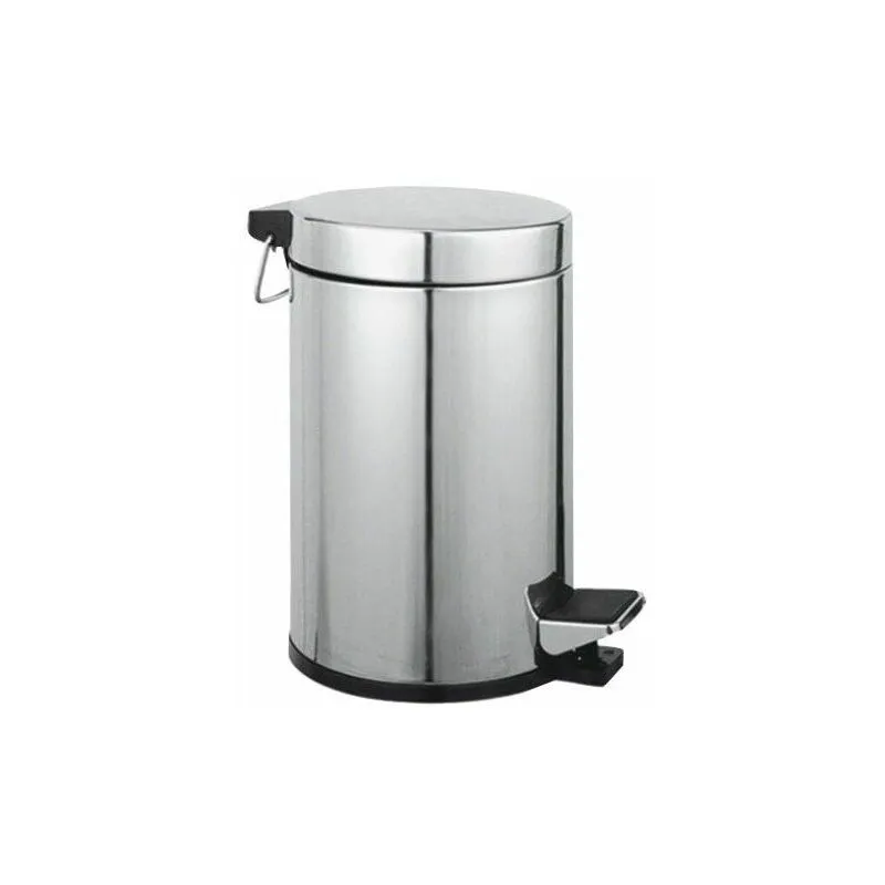 Pattumiera inox 3 litri ø 17 x 26 cm. - Maurer