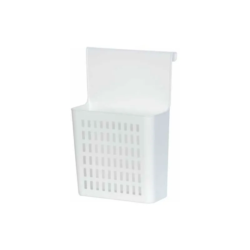 Cestino portaoggetti sottolavello, in Plastica Bianca, 24x12x35.5 cm - 