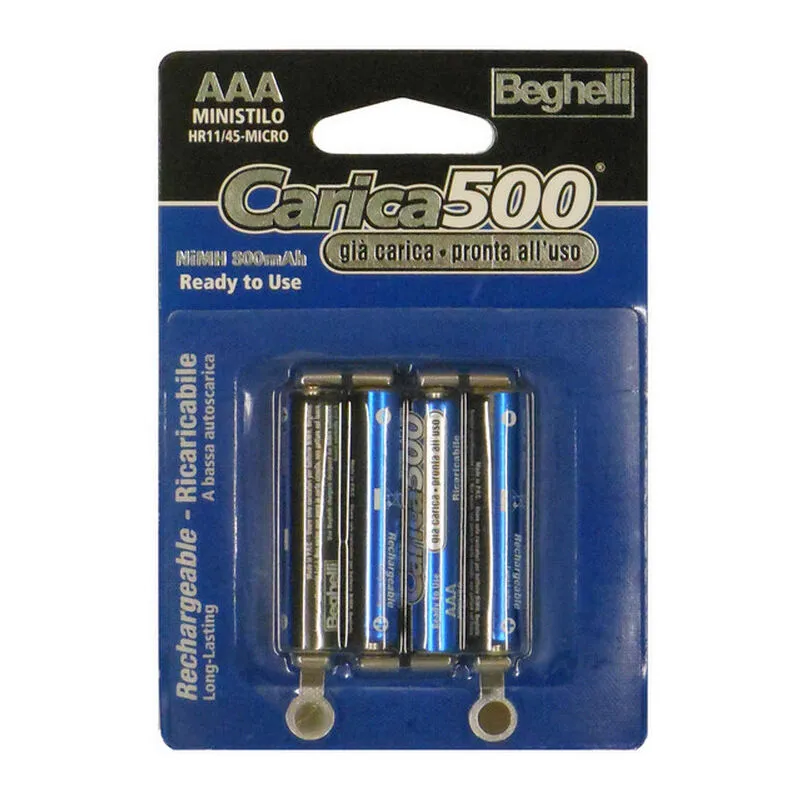 Cf Pila Ricaricabile Carica 500 4 Pz. Ministilo 1,2v-800 Mah.