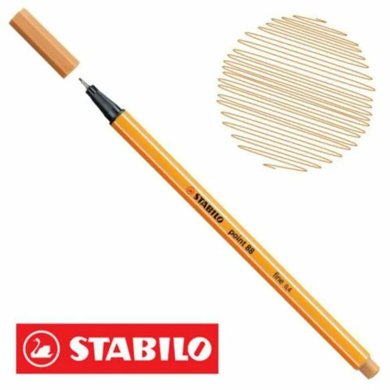 Penna stabilo point 88 ocra scuro 89 x10