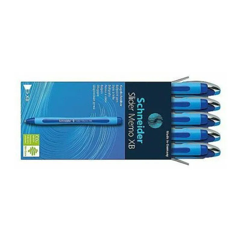  - penna slider memo xb blu x10