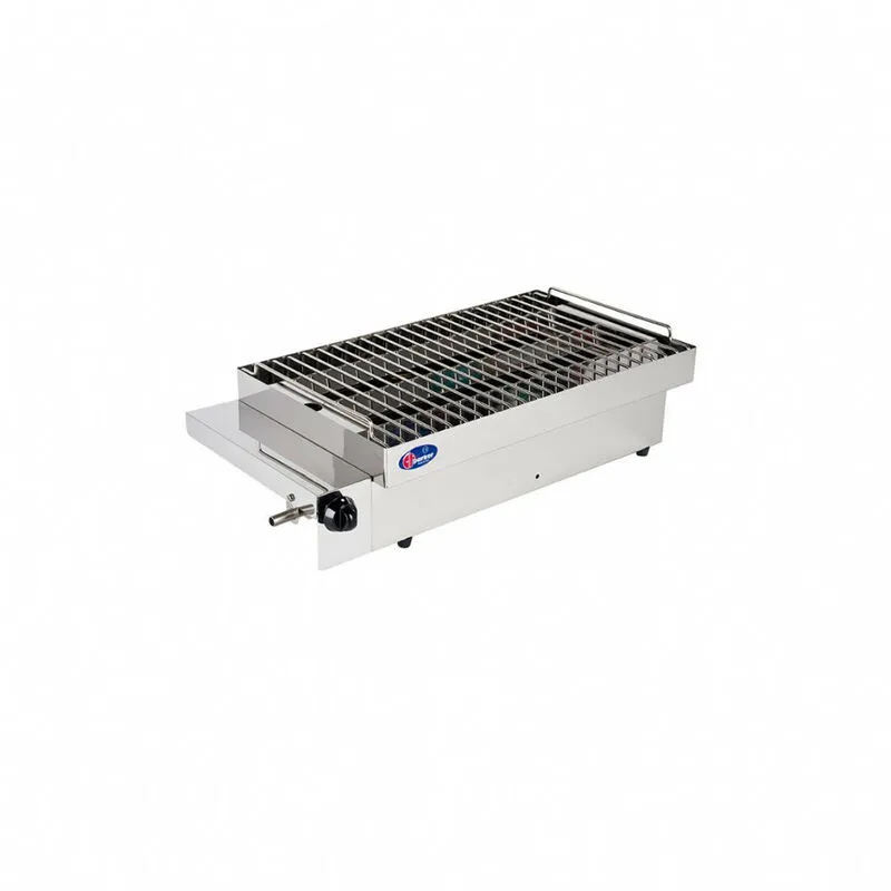 Barbecue Sole Cottura Radiante Grill Gas Acciaio Inox 18/10 Made in Italy 4 Kw Senza Valvola di Sicurezza - Cfparker