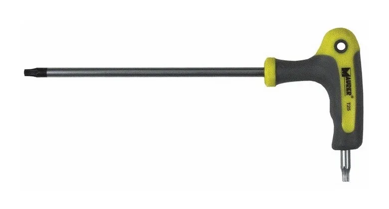 Maurer - Chiave Torx a t misura T27 mm Lunghezza: 210 mm Plus