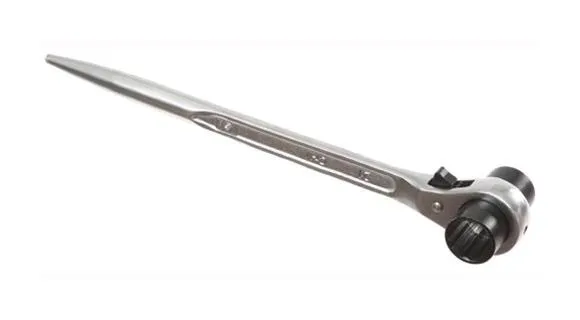 Chiave per ponteggi a cricchetto in acciaio zincata 21x22 mm