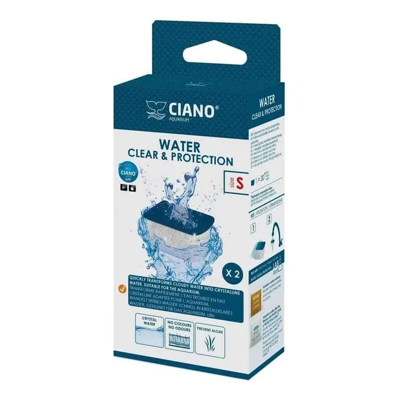 Ciano - Water Clear Size s - Ricambio Cartuccia per Filtri CF40