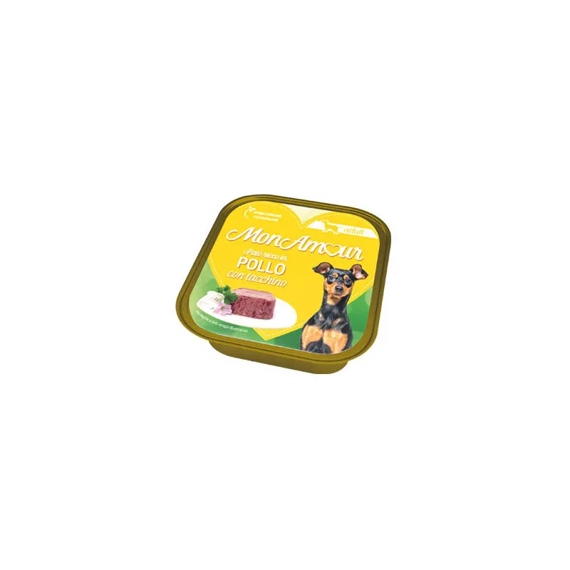 Cibo cane monamour 150 g pollo e tacchino 22 pz