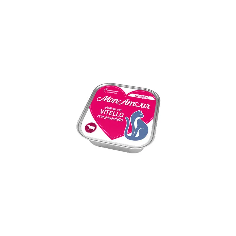 Cibo gatto monamour 100 g sterilized vitel prosc 34 pz