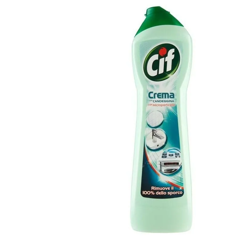 Cif Crema Attiva Con Microparticelle E Candeggina In Formato Da 500 Ml