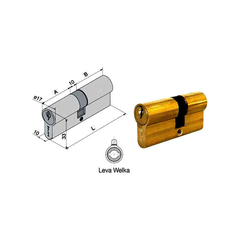 Cilindro Infilare 70-22-38 600.22.38 Welka