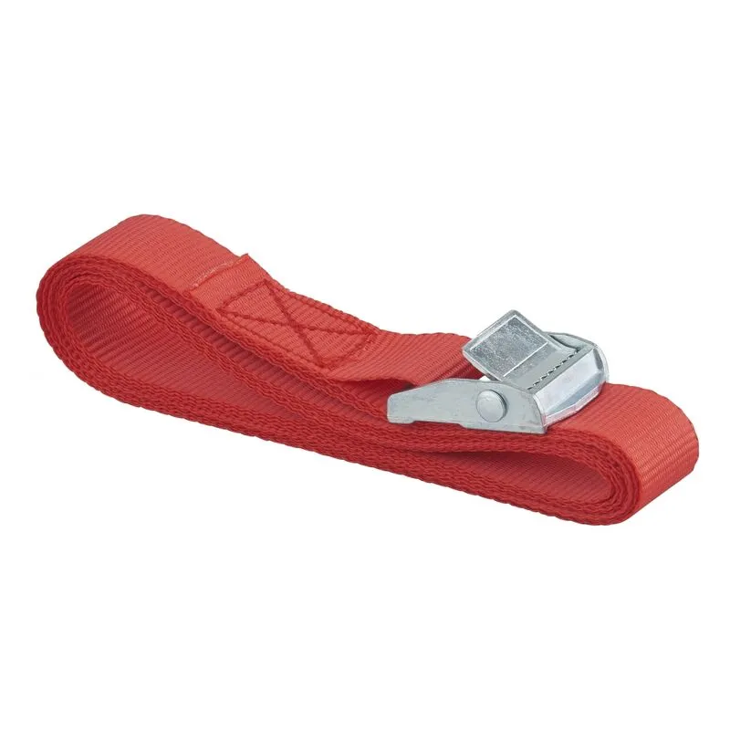 Thirard - Cinghia di serraggio, 2,5m con fibbia autobloccante, rosso