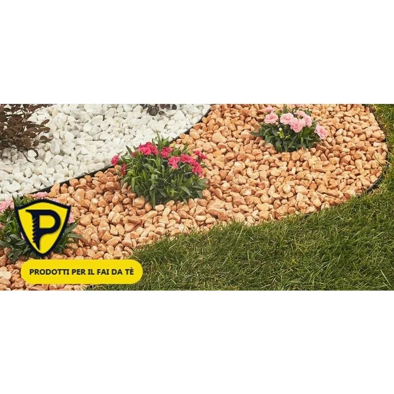 Ciottoli di Marmo Rosso Verona 15/25mm 25 kg Sassi Pietre Arredo Vasi e Giardino