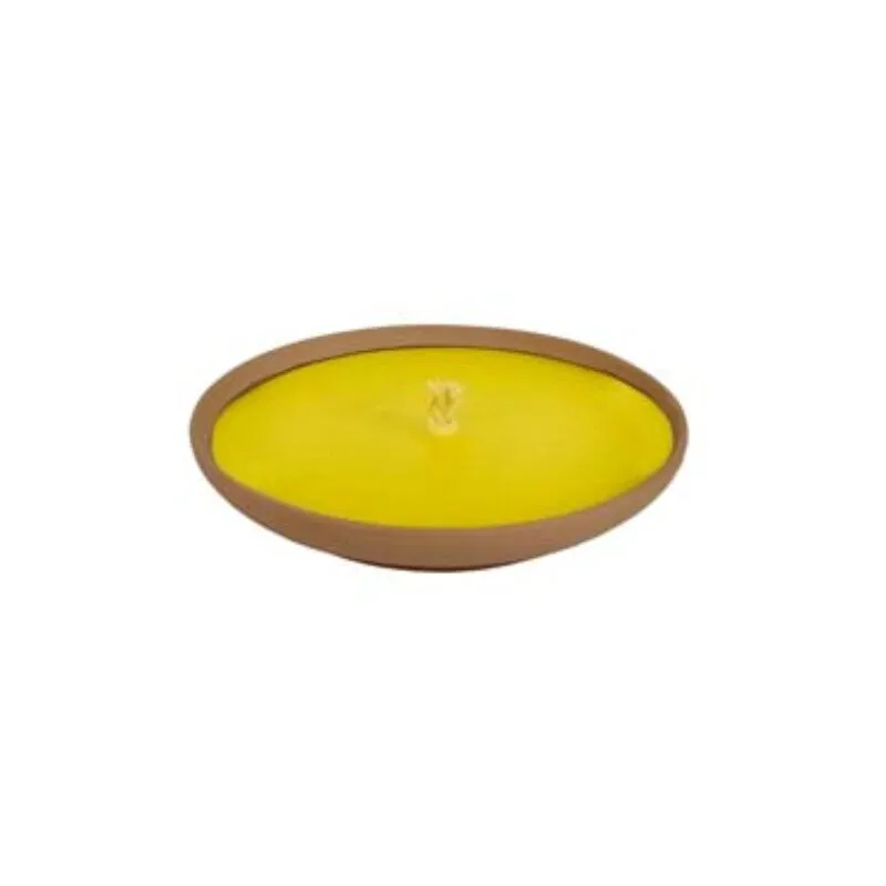 Lapillo - Citronella media in ciotola di terracotta - ø cm.15x3,5h. 30 pezzi