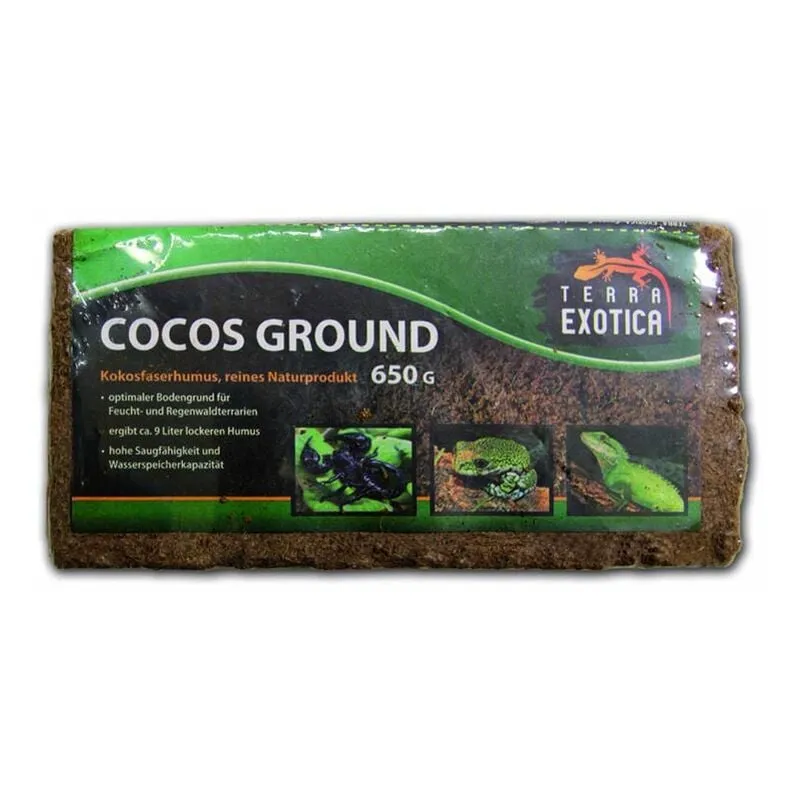 Terra Exotica - Cocos ground mattonella di cocco 650 g