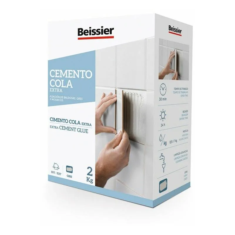 Beissier - Adesivo cementizio extra 2kg edm 24928