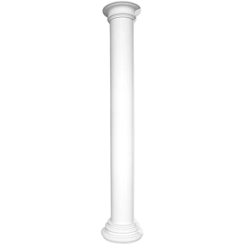 Colonne e mezze colonne rotonde lisce stucco 240mm selezione N3224: Semicircolare, Albero