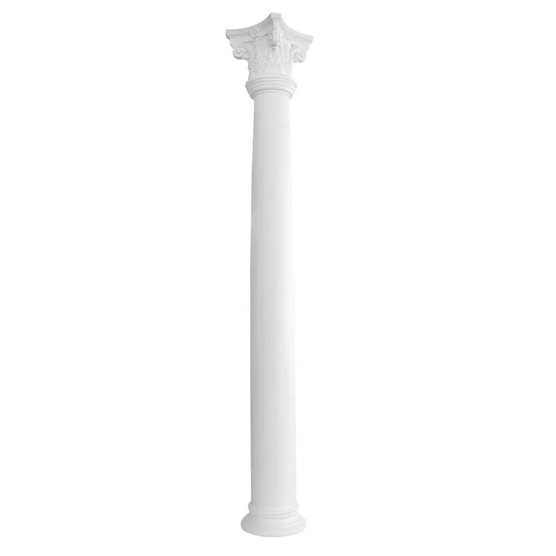 Colonne facciata rotonde resistenti alle intemperie grp 225mm L4: Capitale