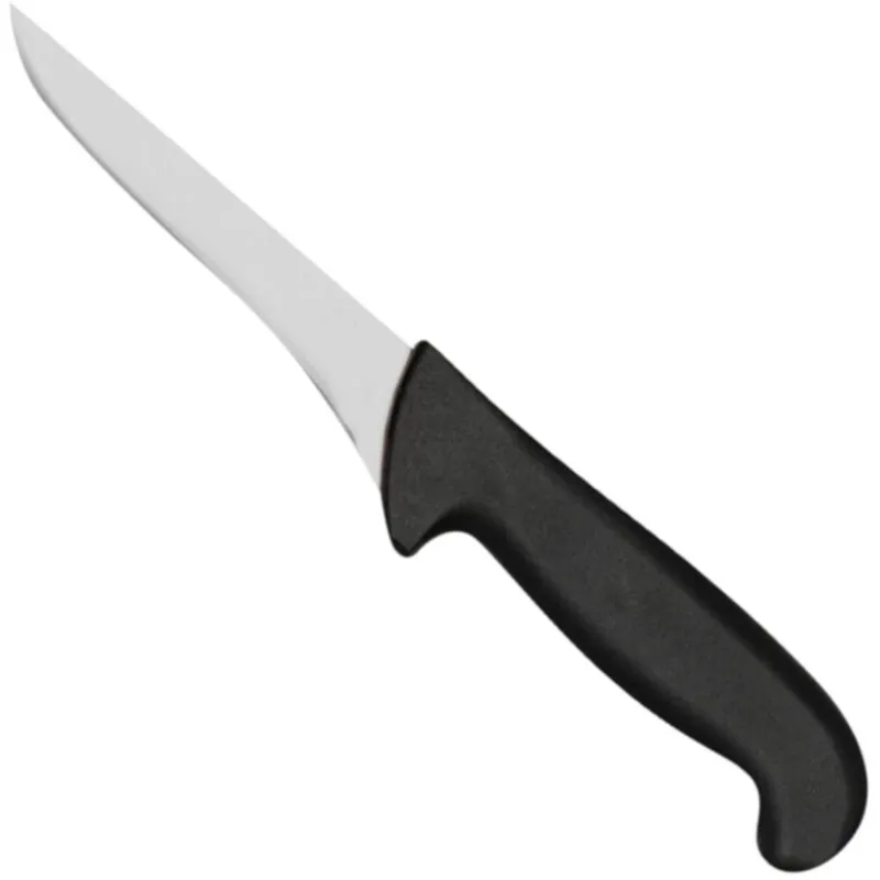 Coltello da macellaio dritto per disossare e sfilettare la carne, lungo 135 mm