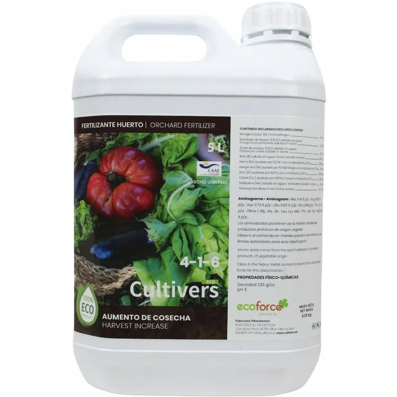 Cultivers - Coltivati ecologici fertilizzanti liquidi 5 l