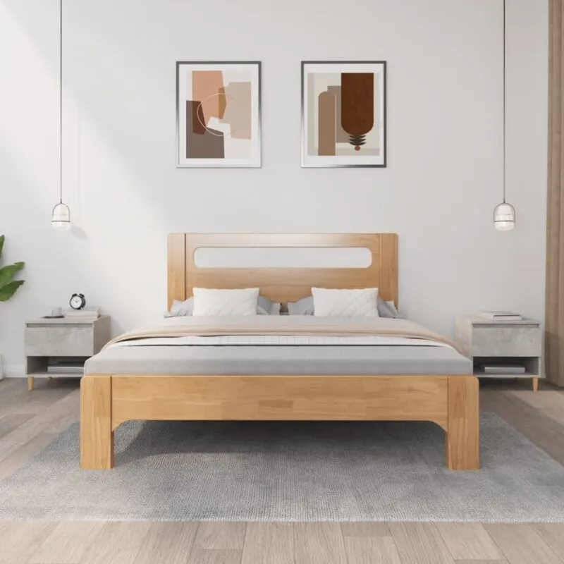 Vidaxl - Comodini 2 pz Grigio Cemento 50x46x50 cm in Legno Multistrato