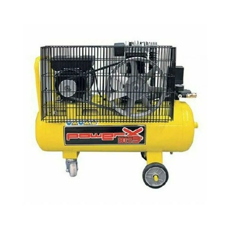  - Compressore aria 50 lt cinghiato monofase 2 manometri 50 Litri 2 hp 8 bar