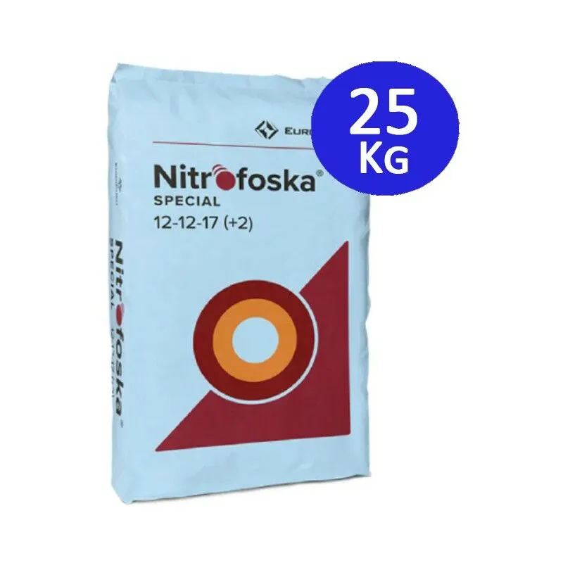 25 kg Fertilizzante Nitrofoska Speciale 25 kg 12+12+17+2. Fertilizzante Raccomandato dopo la Potatura