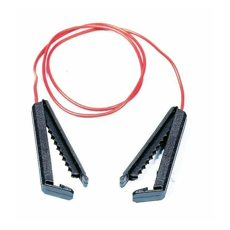 Connettore per banda (larghezza fino a 40mm) con clips in plastica. Lunghezza cavo 80cm 19401