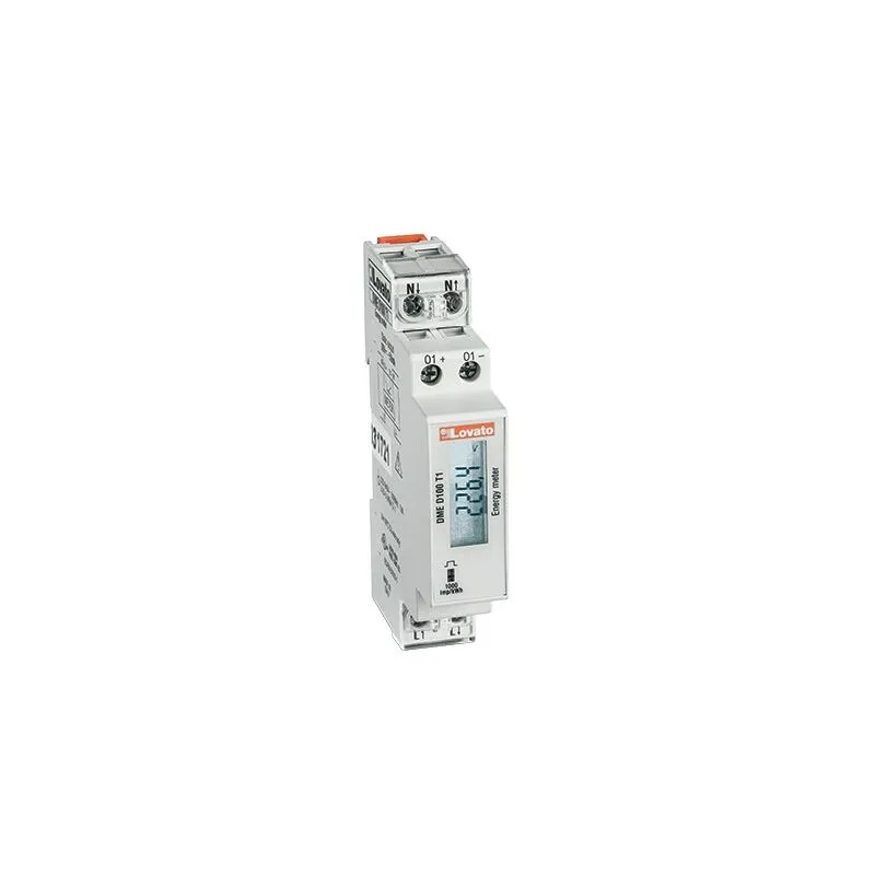 Lovato Catalogo Componenti Elettrici - Contatore di Energia digitale Monofase 40A Lovato DMED100T1