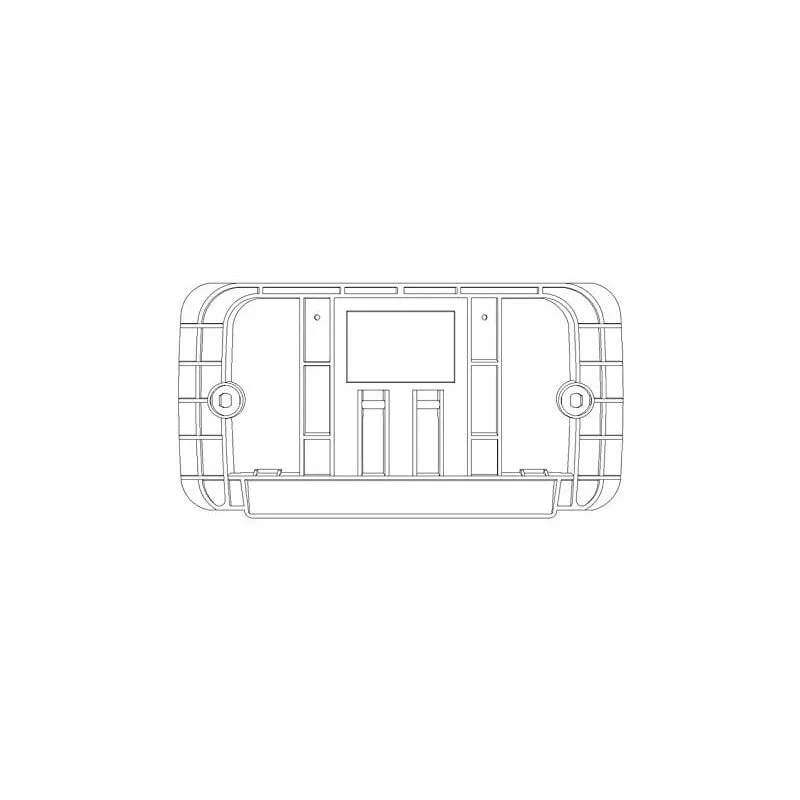 Controplacca hidrobox mono telaio placca monocomando Todini 14.41 c