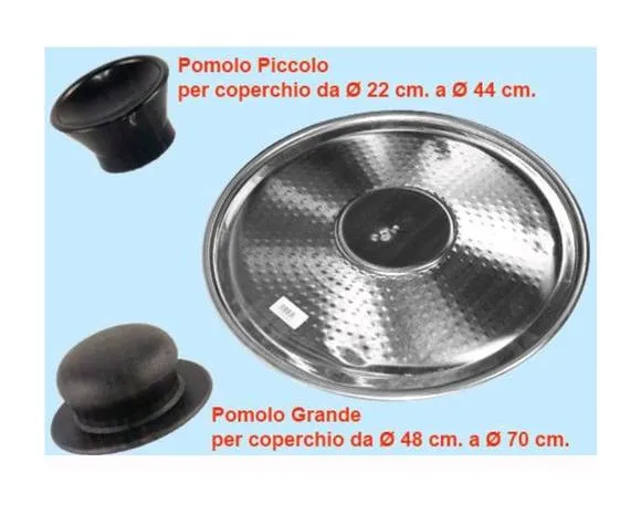 Fraschetti - Coperchio Tondo Per Pentole Caldaie In Alluminio Diam. 24cm