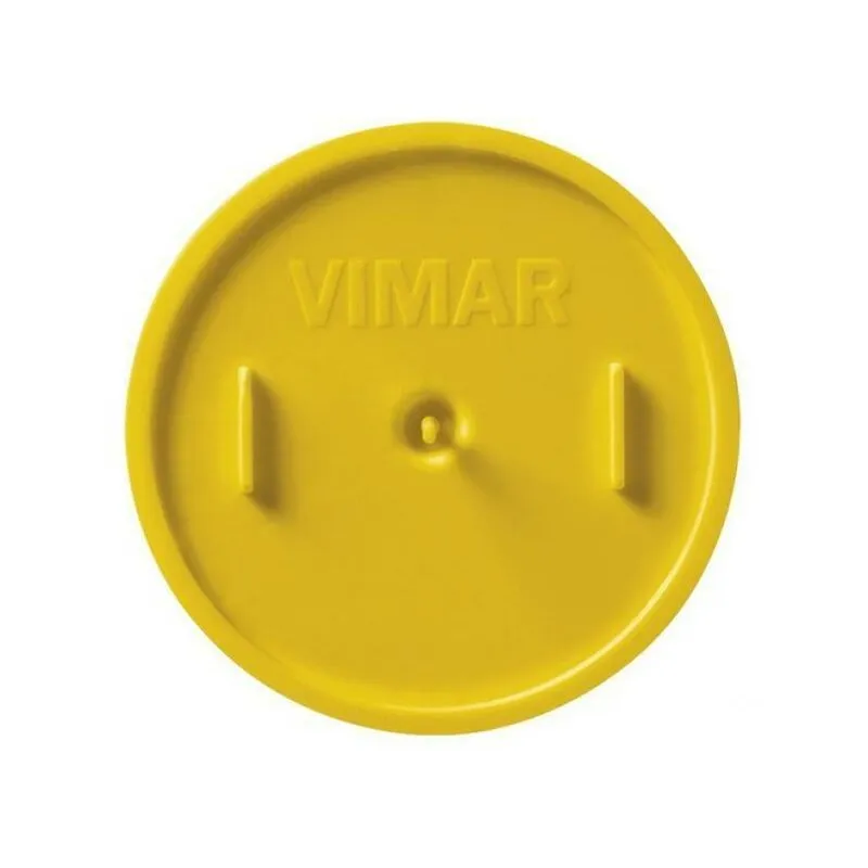 Vimar - coperchio antimalta d60mm giallo v71011